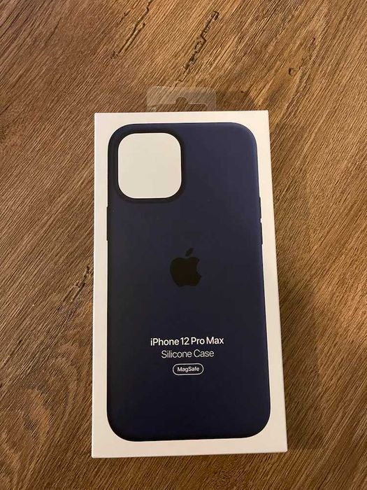 iPhone 12 Silicone/Leather Case MagSafe Midnight/Black | Sigilate