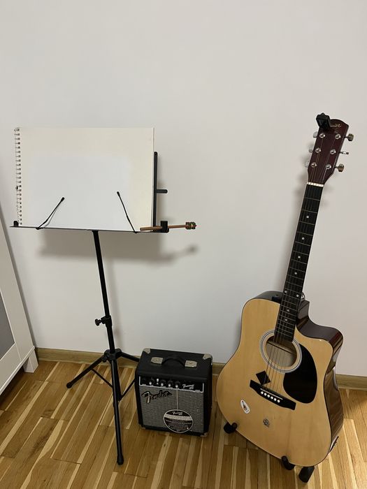 Комплект китара, кубе и аксесоари