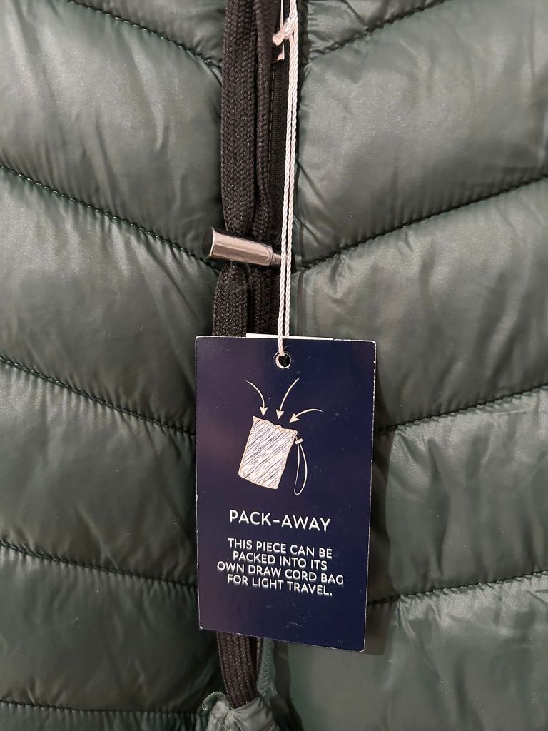 Дълго зелено яке lightweight