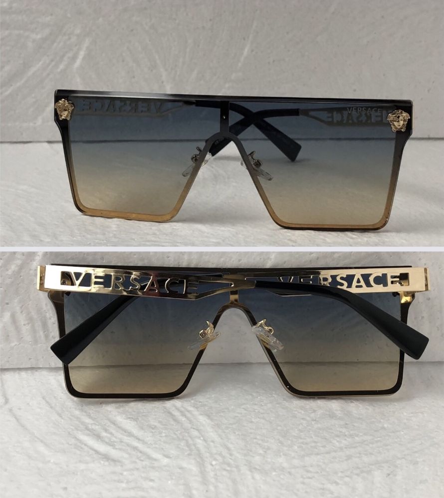 Мъжки Дамски слънчеви очила маска 5 цвята кафяви черни сини VE 758