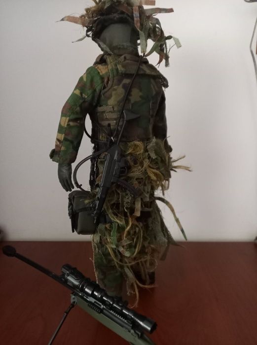 Sniper cu pusca TAC 50 scara 1/6 action figure papusa articulata