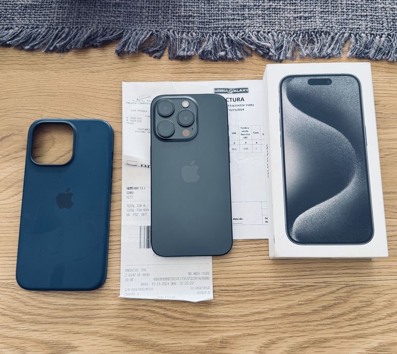 Iphone 15 Pro factura si garantie 1 an