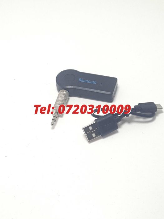 Bluetooth Aux Receiver Cu Microfon Incorporat