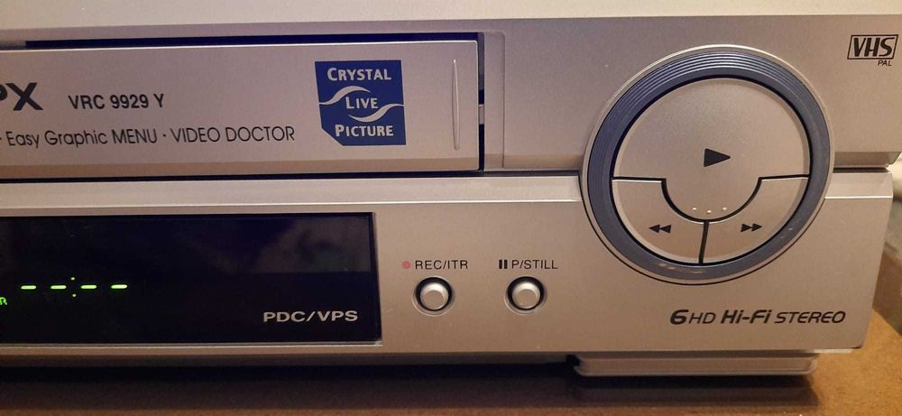 video recorder vhs GPX stereo hi-fi, 6 head