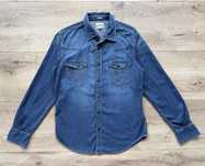 Camasa WRANGLER Western Denim Shirt Albastru Barbati | Marime M
