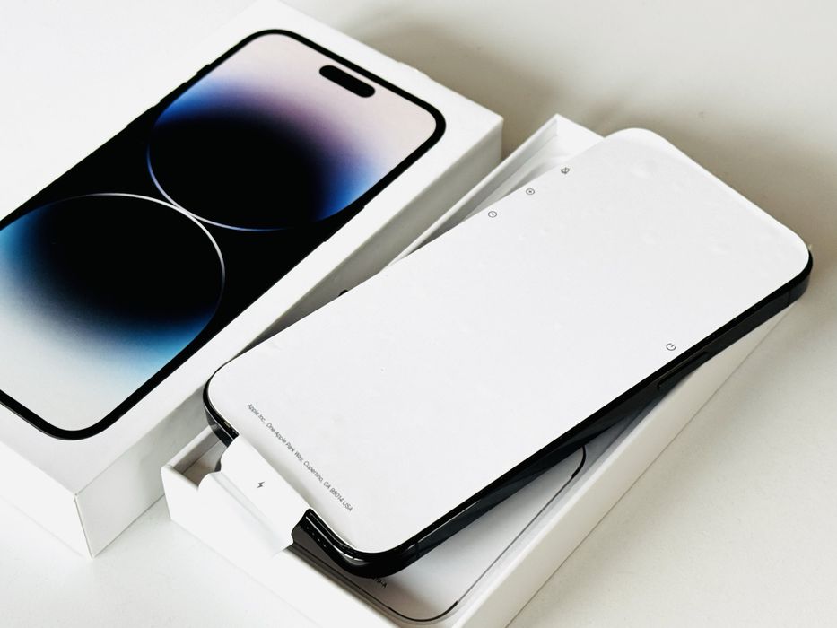 НОВ! Iphone 14 Pro 128GB Black Гаранция 1 година