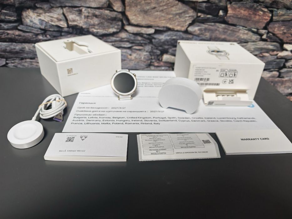 КАТО НОВ Huawei Watch GT 5 Pro Ceramic 24м. ГАРАНЦИЯ