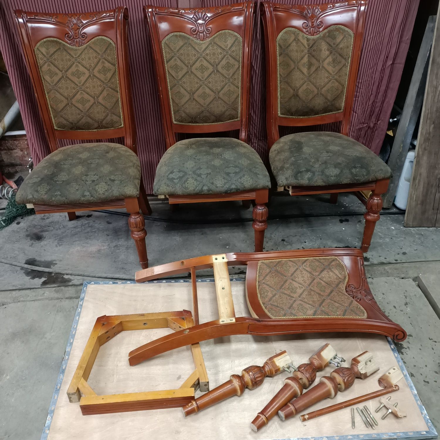 Стул ,малазия , реставрация мебели
