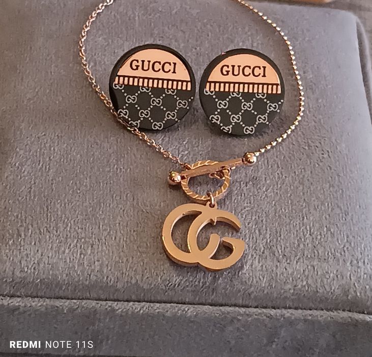 Колие с обеци Gucci