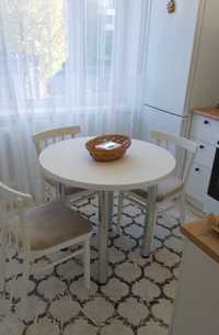 Продам новый кухонный стол,  диаметр 80. Столешница МДФ. ЦЕНА 25000.
