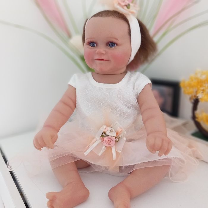 Papusa reborn f drăguță aprox.50 cm