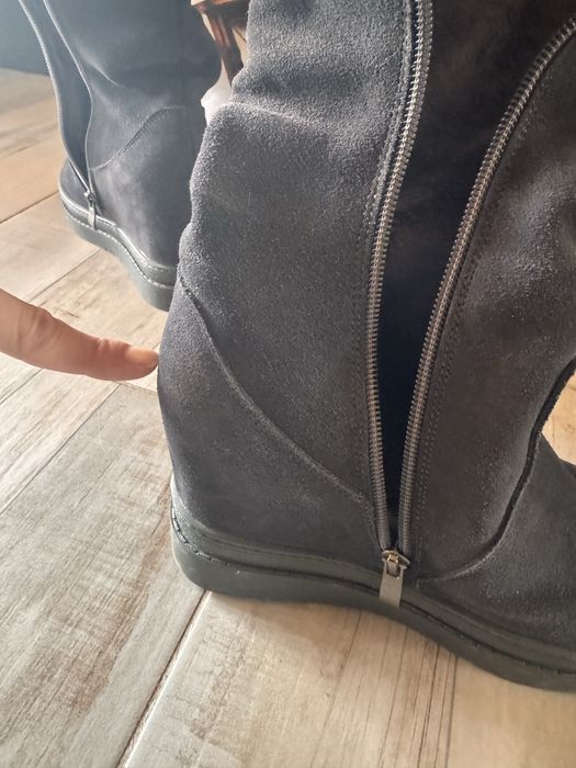 Зимни ботуши естествен велур