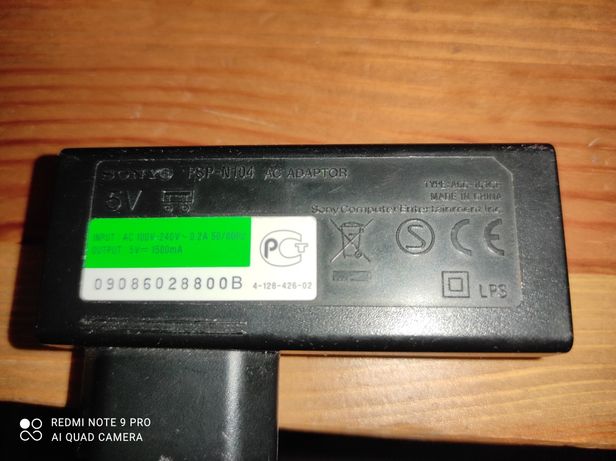 Зарядное устройство Sony PSP-N104 0.2A 5V 1500mA
