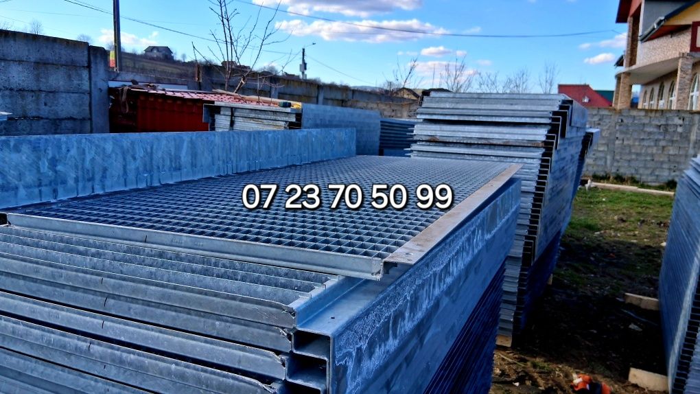 Grătare trepte zincate