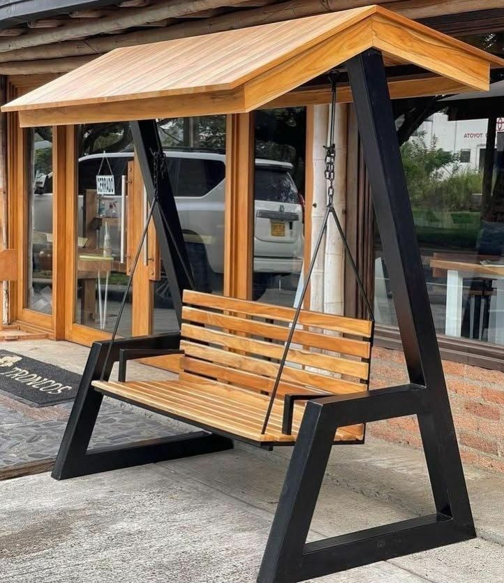 Leagan balansor pentru gradina din lemn