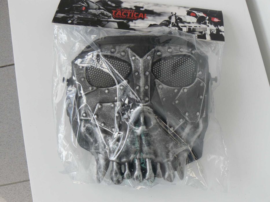 Masca Protectie Airsoft MAS-55 ULTIMATE TACTICAL, Noua, Silver