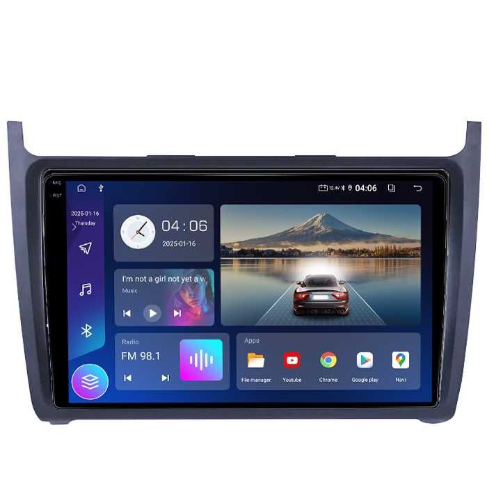 Navigatie VW Polo Golf Passat , Android 14, 9 INCH, 4GB RAM/64GB ROM