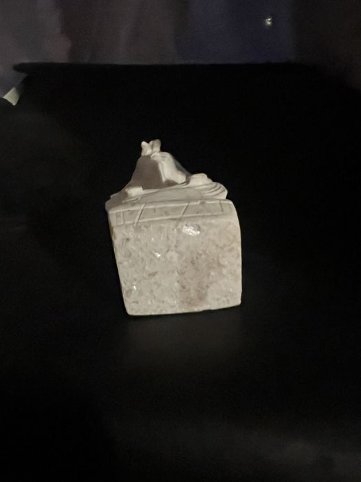 Bust vintage al faraonului Tutankhamon,din piatra de alabastru egiptea