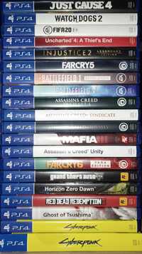 Jocuri PlayStation 4 ,set de 10 discuri