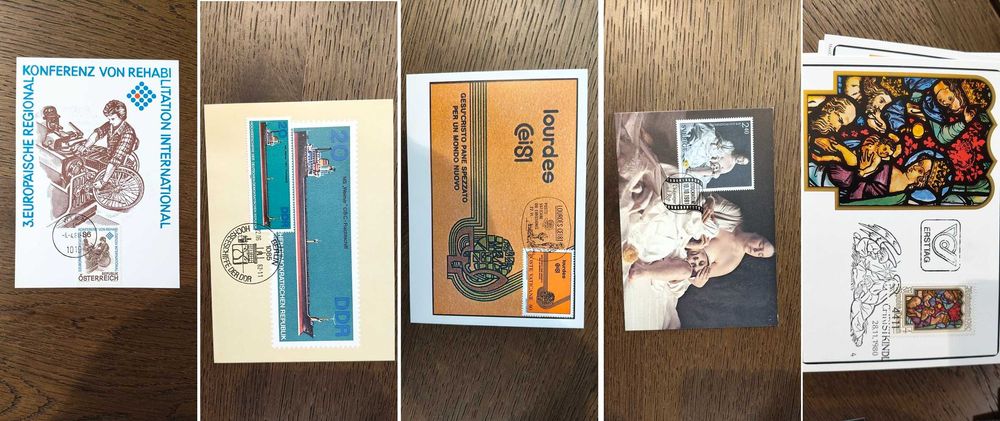 Carti postale anii 77' - 90' - Germania - Vatican - Geneva -  e.t.c