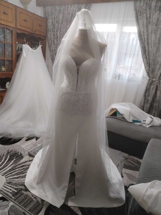 Vând rochie de mireasă 2 în 1