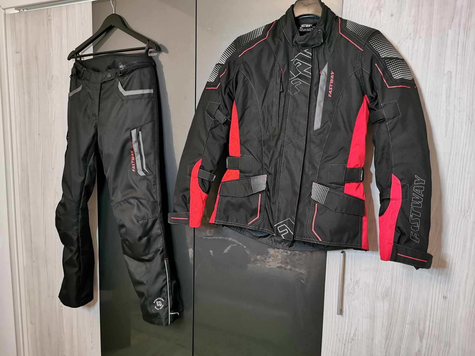 Costum/combinezon moto textil dama/femei FastWay mărime S/M 38/19