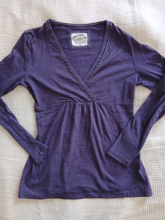 Babydoll блуза с дълъг ръкав