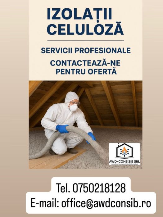 Termoizolatii cu fibre de celuloza