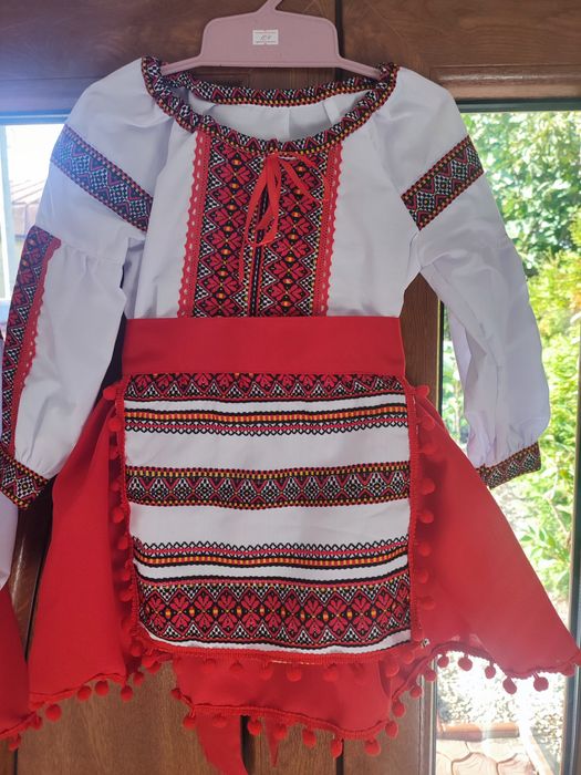 Costum tradițional fetița 3-8 ani