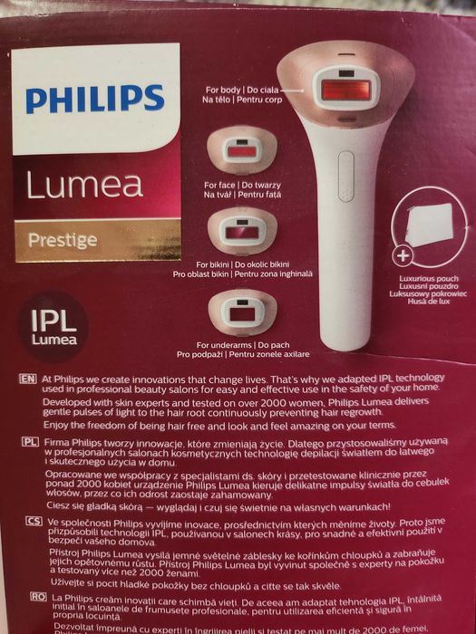 Фотоепилатор PHILIPS LUMEA Prestige BRI956