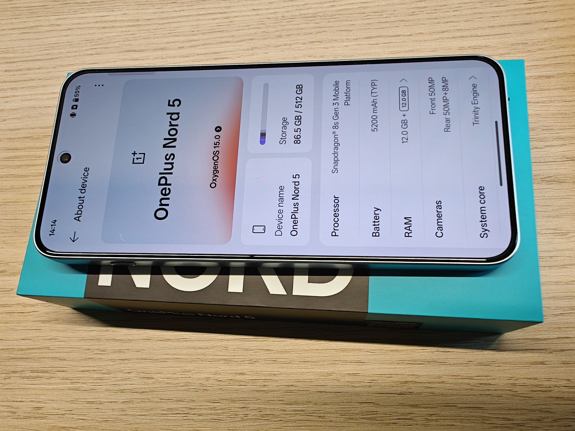 OnePlus Nord 5 12 GB Ram 512 GB Storage