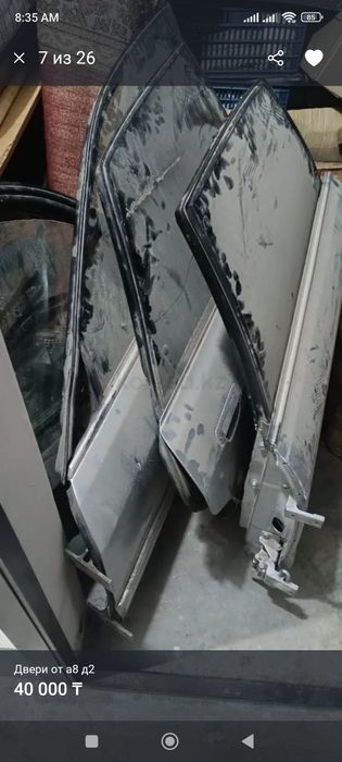 Ауди а 8 д2  продам двери перед водительская и две задние в зборе
