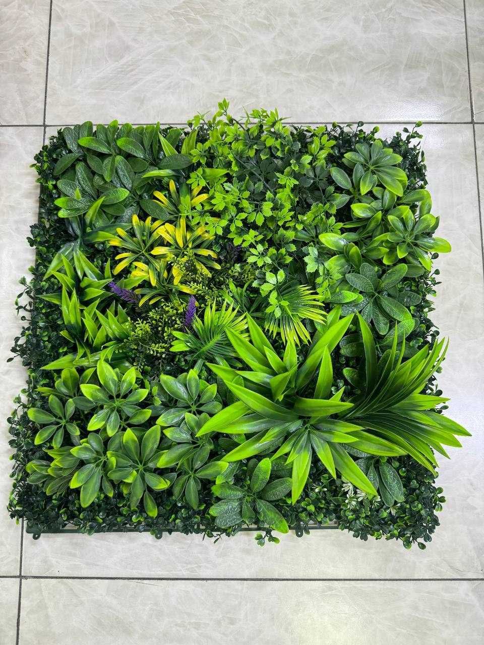 Фитостена 50x50см –из Искусственных Цветов