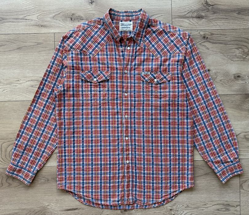 Camasa WRANGLER Maneca Lunga Carouri Western Barbati | Marime L