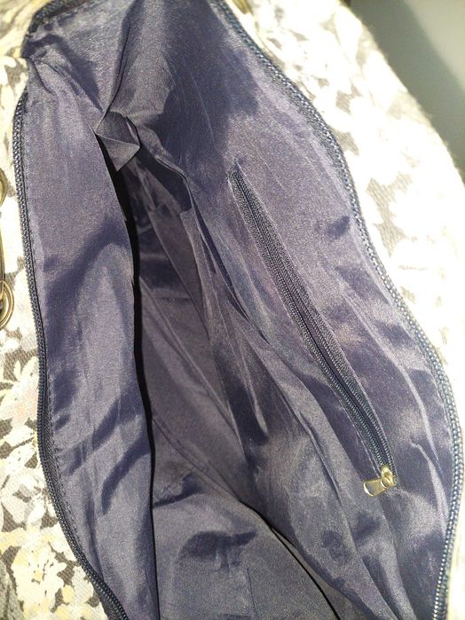 GEanta superba de shopping imprimeu floral