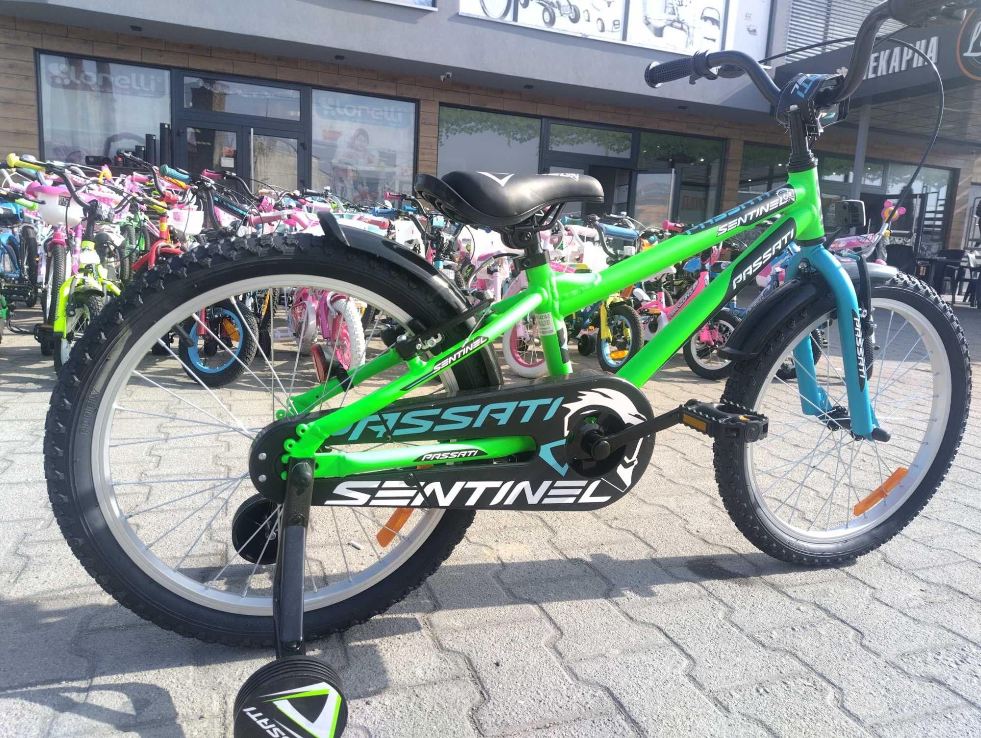 PASSATI Алуминиево детско колело 20" SENTINEL зелен