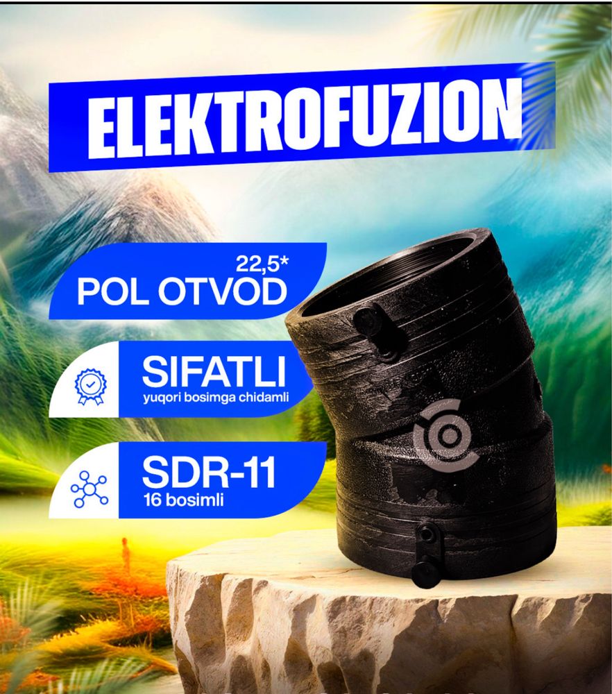 truba Gofra drenaj fitinglar politin trubalar elektro fuzyoniy fiting