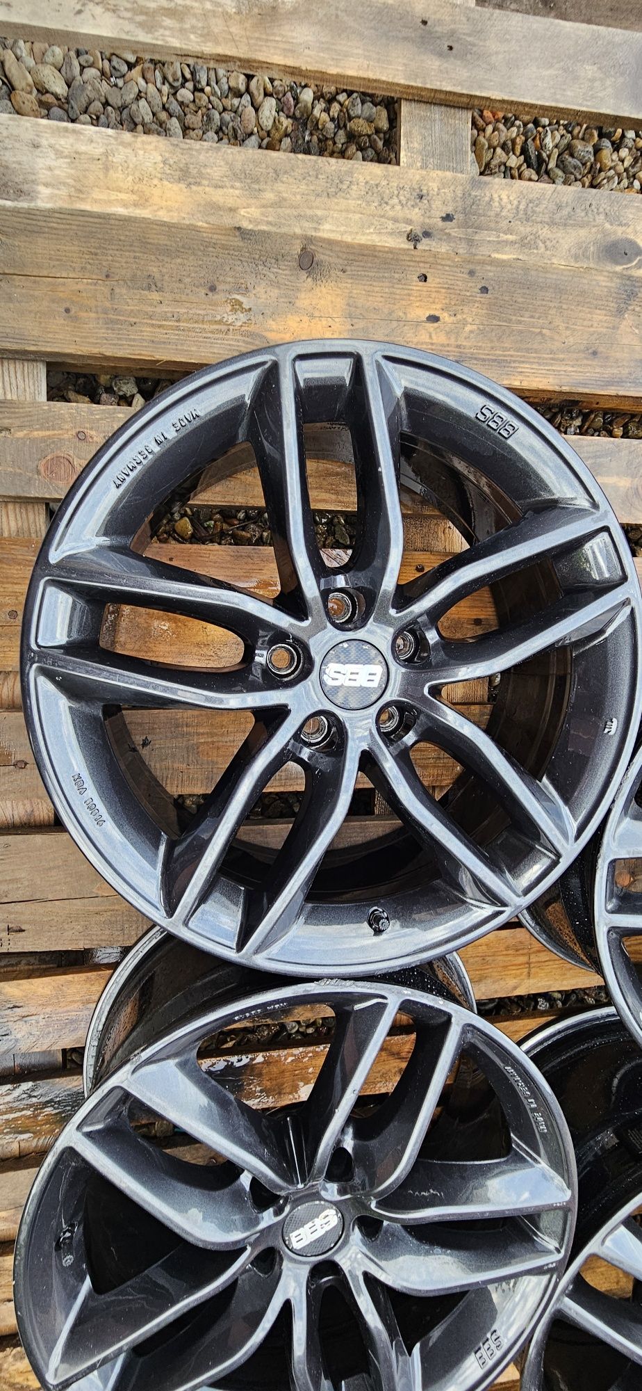 Jante senzori original BBS R18 8Jx18 ET35 5x112 Mercedes Audi Vw Seat