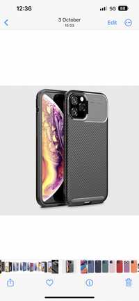 Iphone 14 PRO / 15 PRO MAX - Husa Imitatie Carbon Case 0.5MM