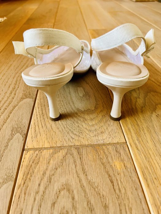 Американски бели летни сватбени обувки 40-41