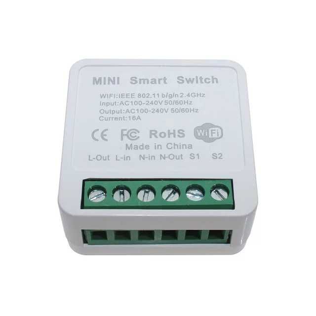 Mini Smart Switch WiFi 16A