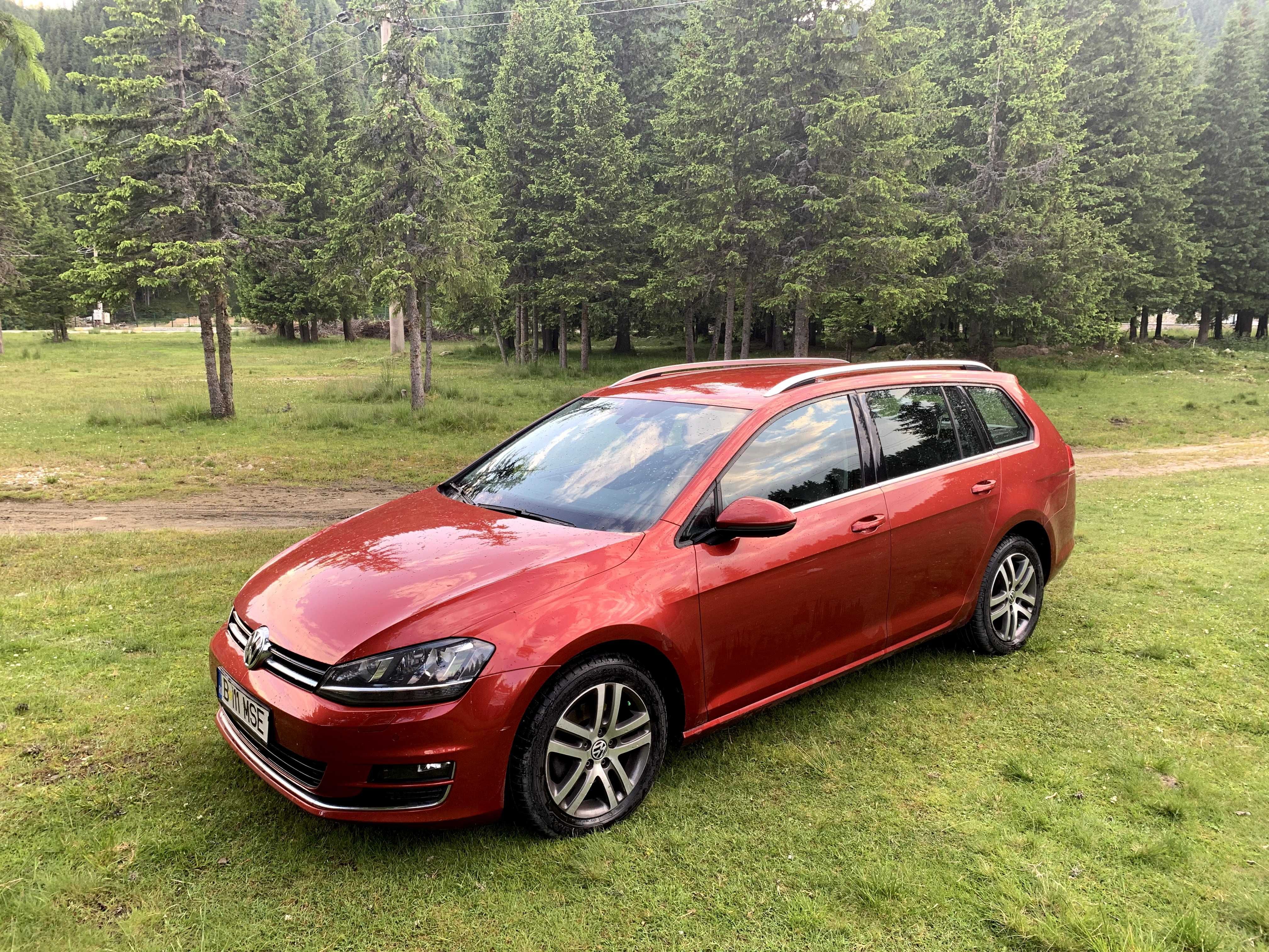 vw golf 7  Highline 2015 2.0 tdi bluemotion 150 cp bi-xenon impecabila