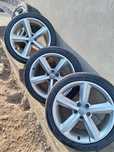 Jante Audi marca Ronal R18 cu anvelope de vara, dot 2021, 245/40ZR18