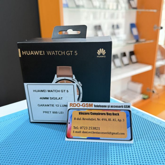 Huawei Watch Gt 5 46MM Sigilat/Garantie