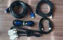 Кабели hdmi-hdmi,DisplayPort-DisplayPort,mini hdmi-hdmi,dvi d