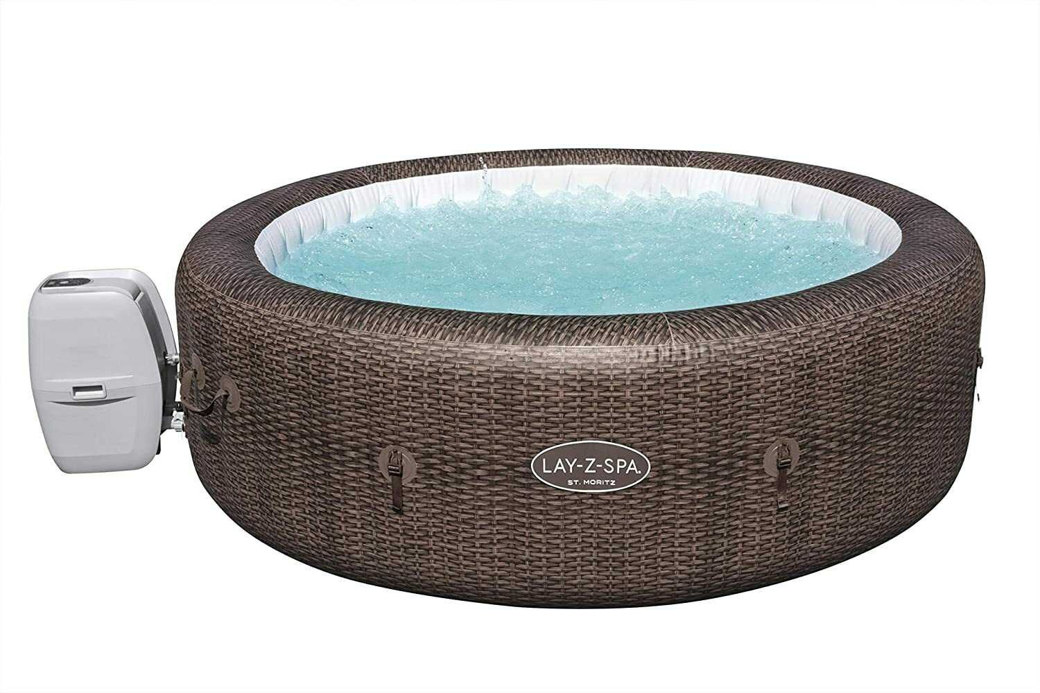 Джакузи Lay Z Spa St Moritz,5-7 души,ратанов ефект,140 airjets система