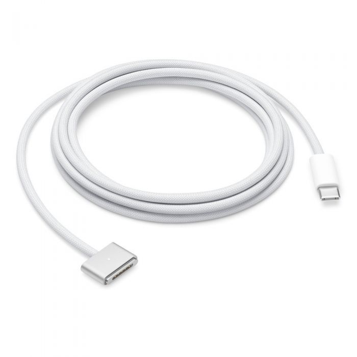 Cablu original Apple MLYV3ZM/A, USB-C - MagSafe 3, 2m, Alb