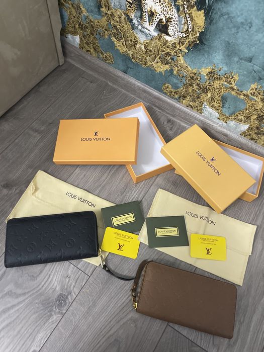 Portofel Louis Vuitton-calitate superioară Poze reale 100% fermoar ins