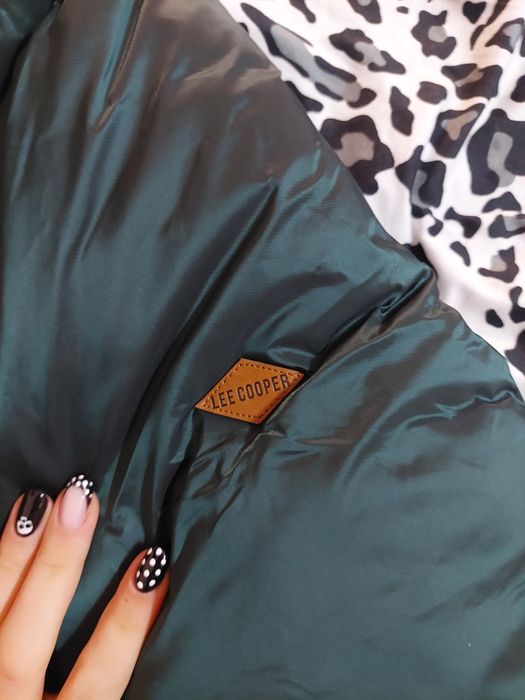 Зелено дамско яке Lee Cooper