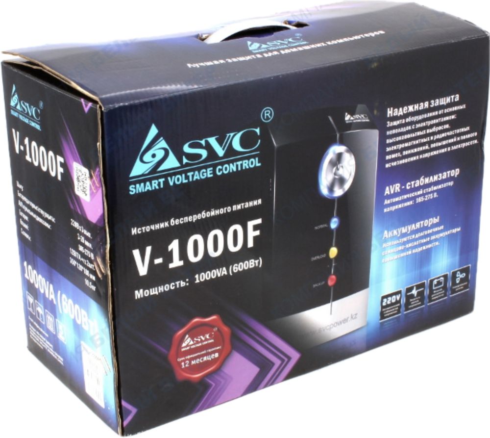 UPS SVC V-1000F бесперебойник+стабилизатор